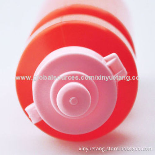 750ML Red Color Plastic BPA Free Water Bottle for Drinking